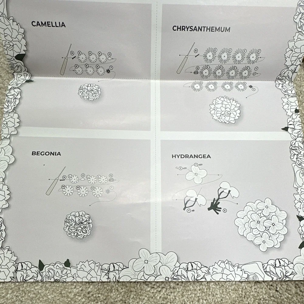 Forever Flowerz Wonderful White Kit 2 Floral Craft Kit w/ Tool, Plastic
